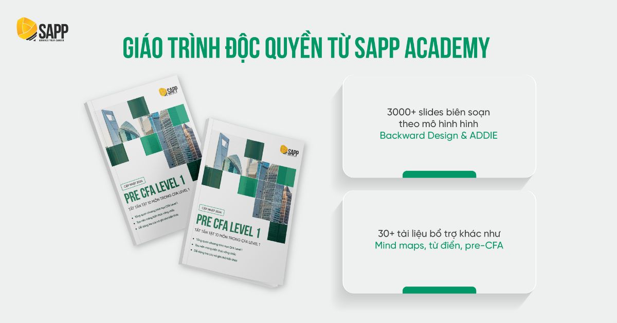 Giáo trình CFA độc quyền từ SAPP Academy 