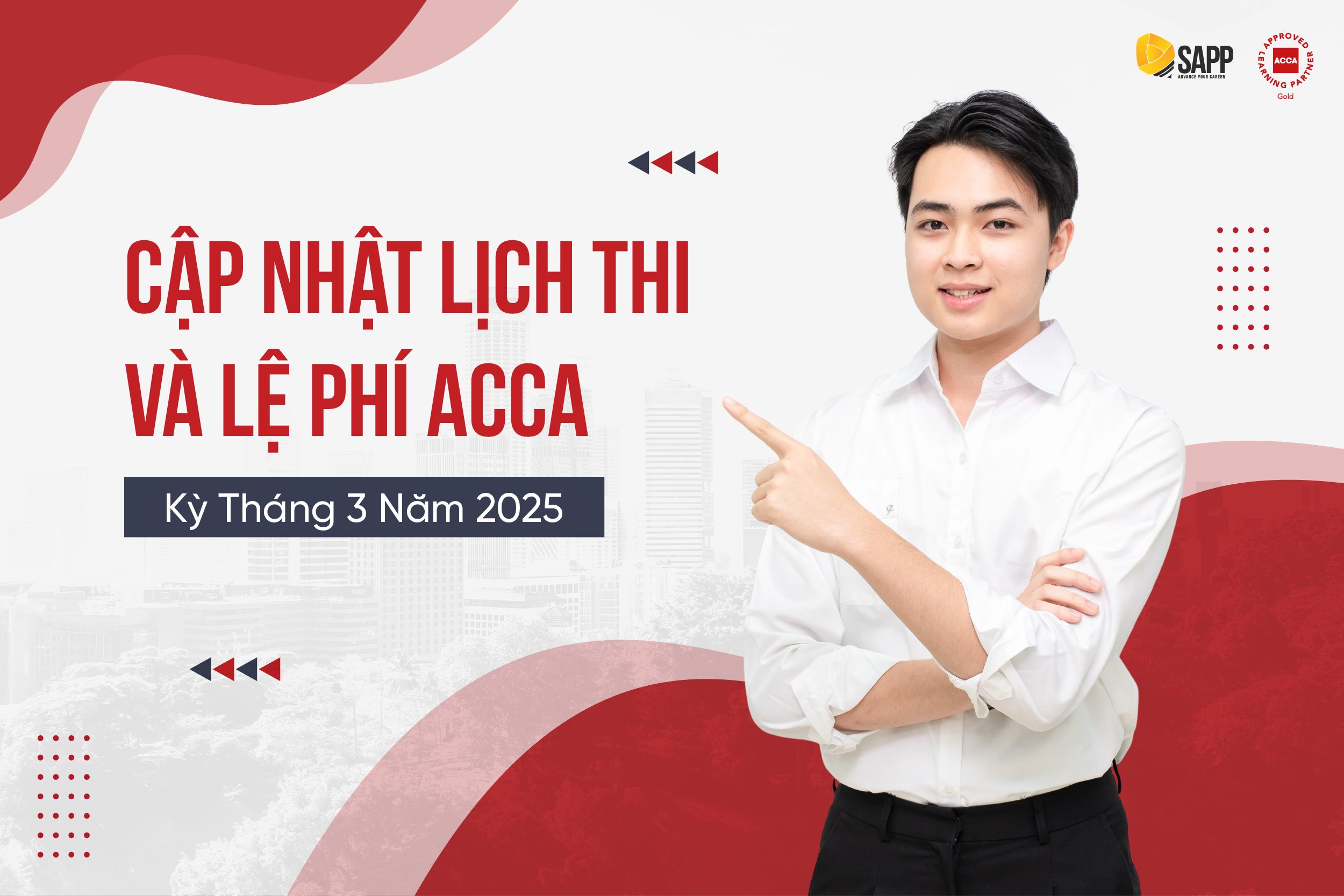 lịch thi acca tháng 3/2025