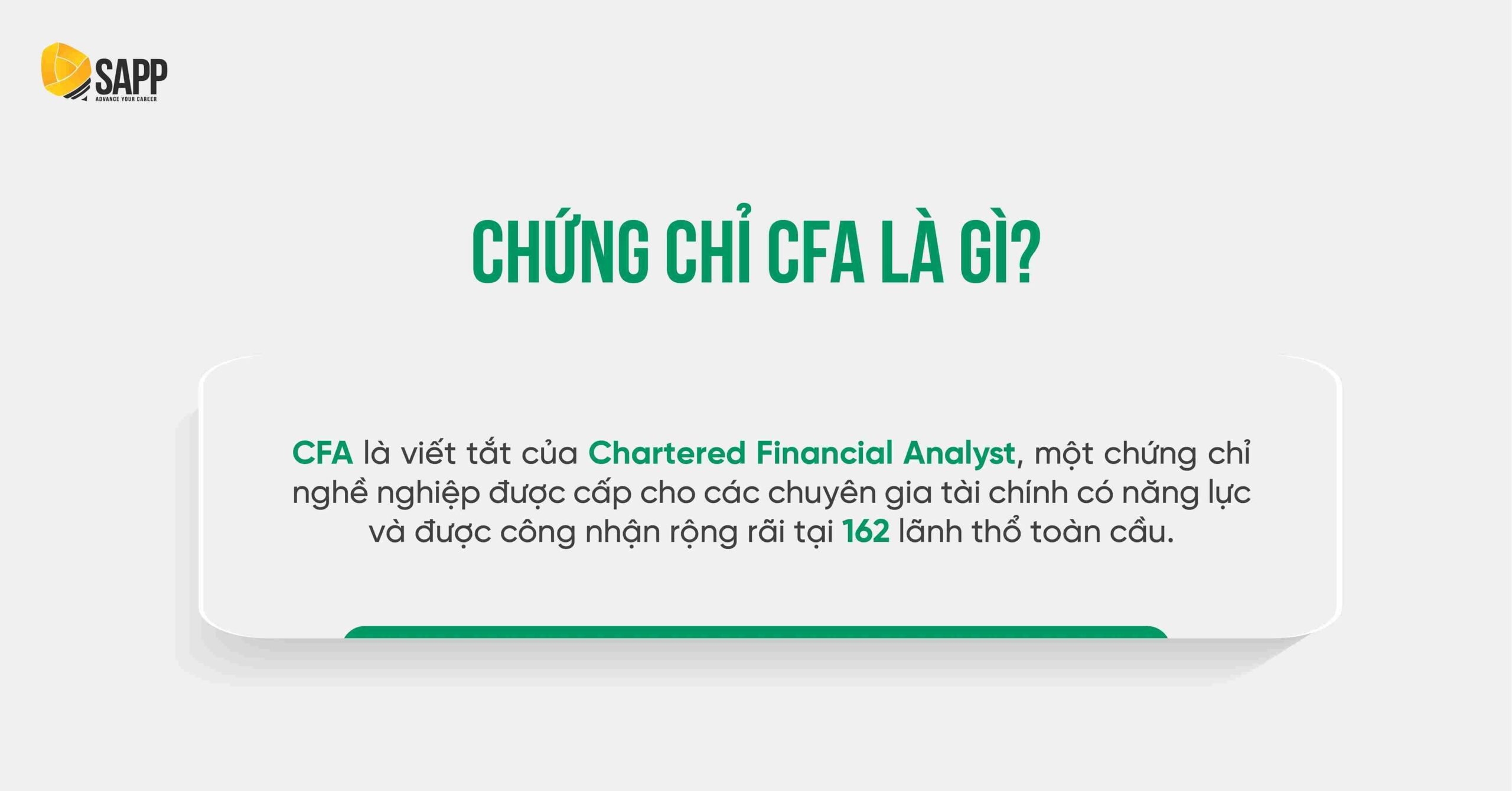 CFA là chứng chỉ gì?