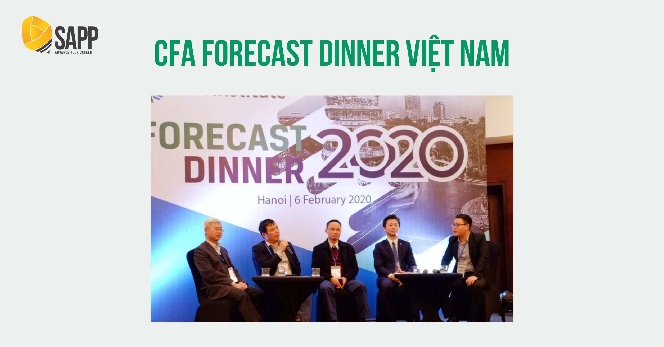 Sự kiện Forecast Dinner trong cộng đồng CFA Việt Nam năm 2020