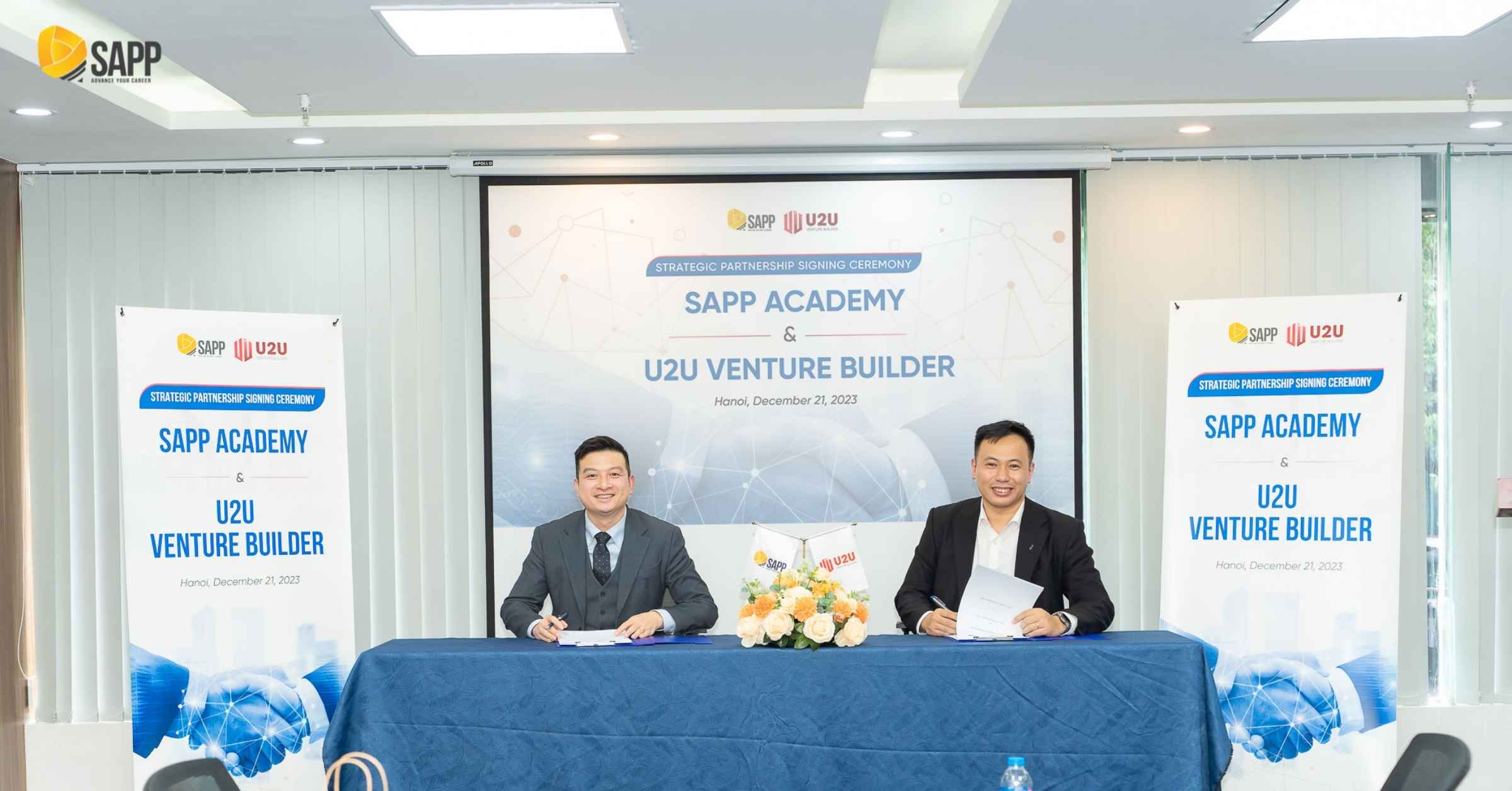 SAPP Academy Chính Thức Trở Thành Đối Tác Chiến Lược Của Công ty TNHH U2U Venture Builder