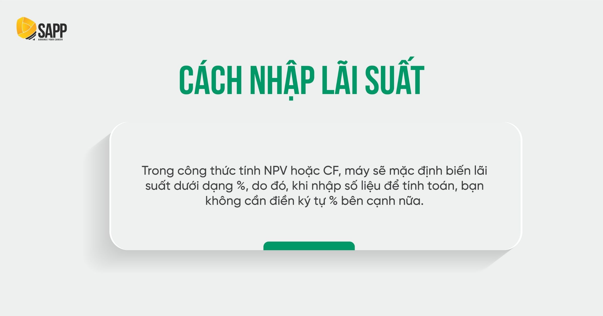 Cách nhập lãi suất BA II Plus 