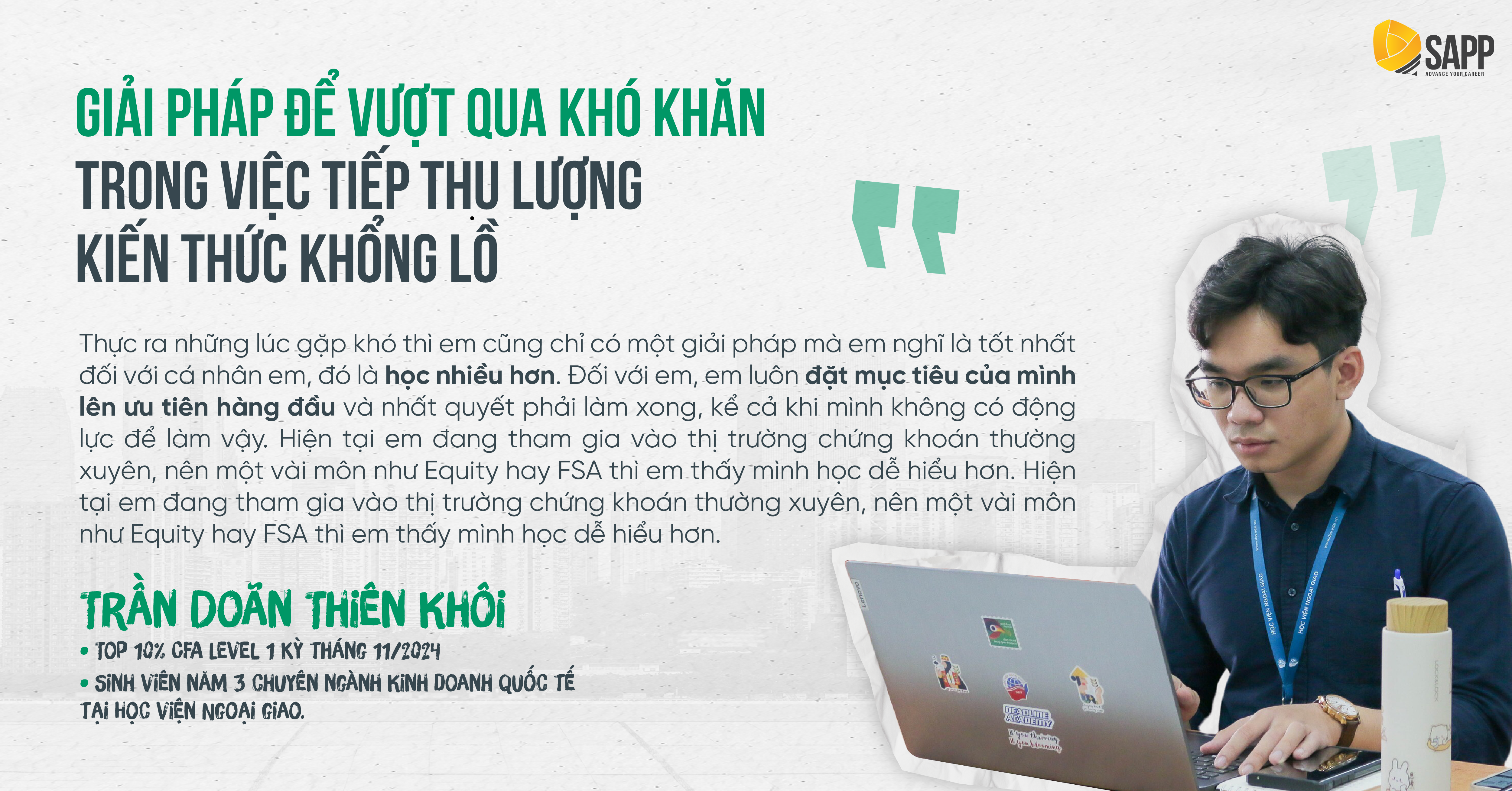Học viên Trần Doãn Thiên Khôi
