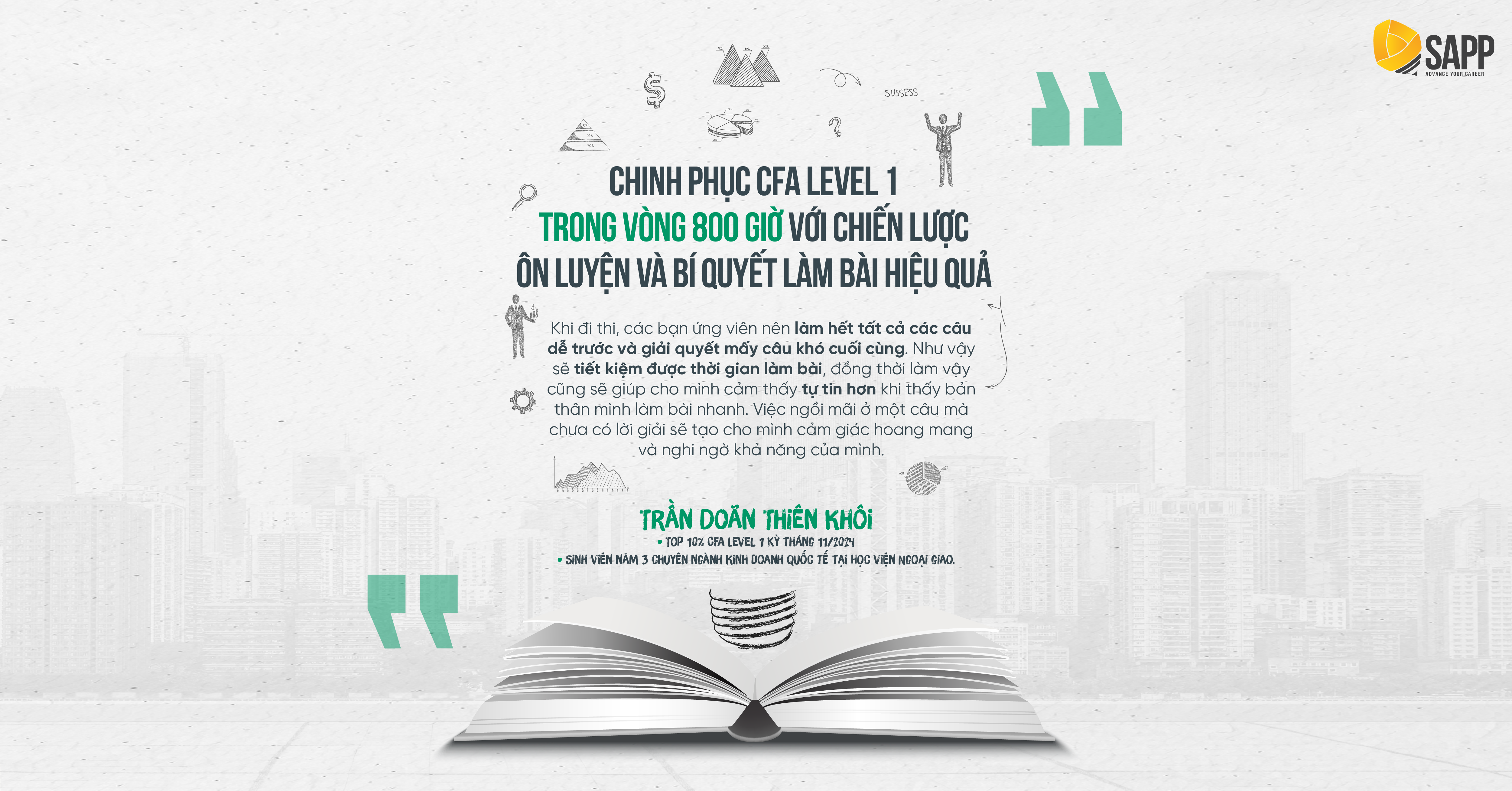 Hai bí quyết giúp Khôi có thể làm tốt bài thi và đạt kết quả cao