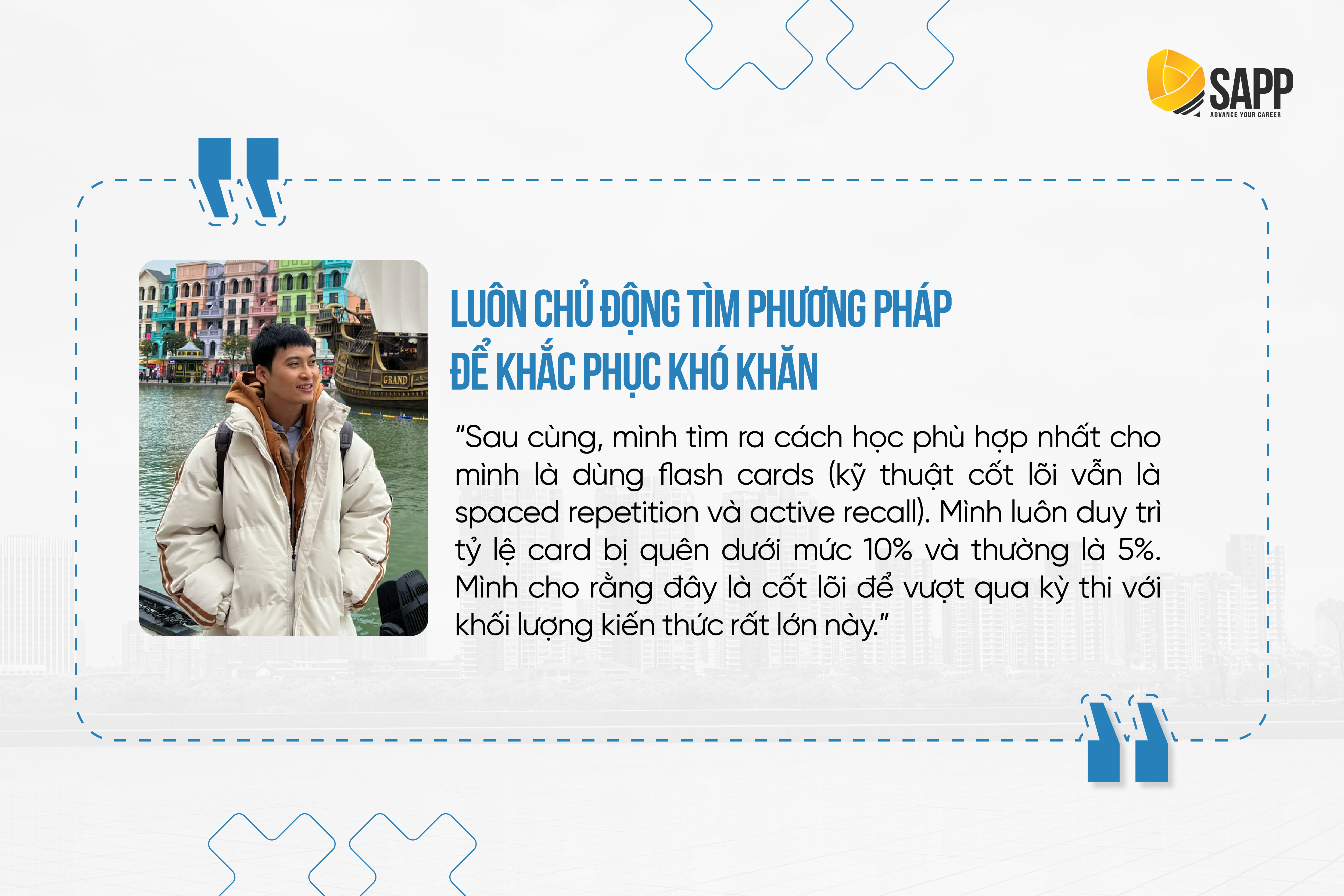 Học viên Top 10% CFA Level 1 Bùi Minh Thắng