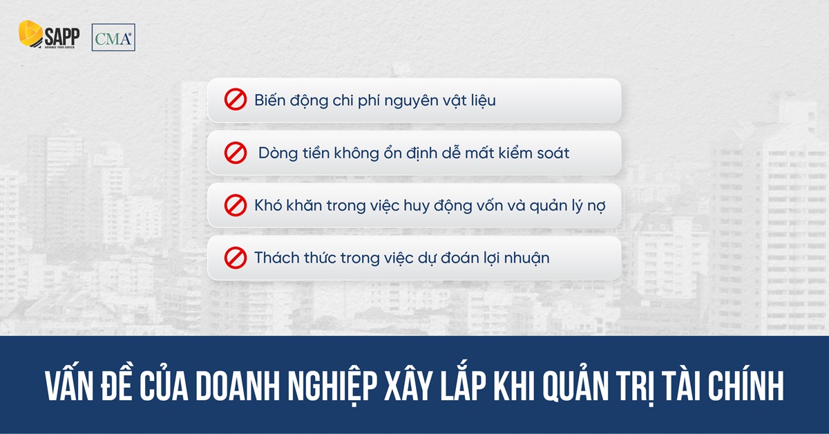 Vấn đề doanh nghiệp xây lắp