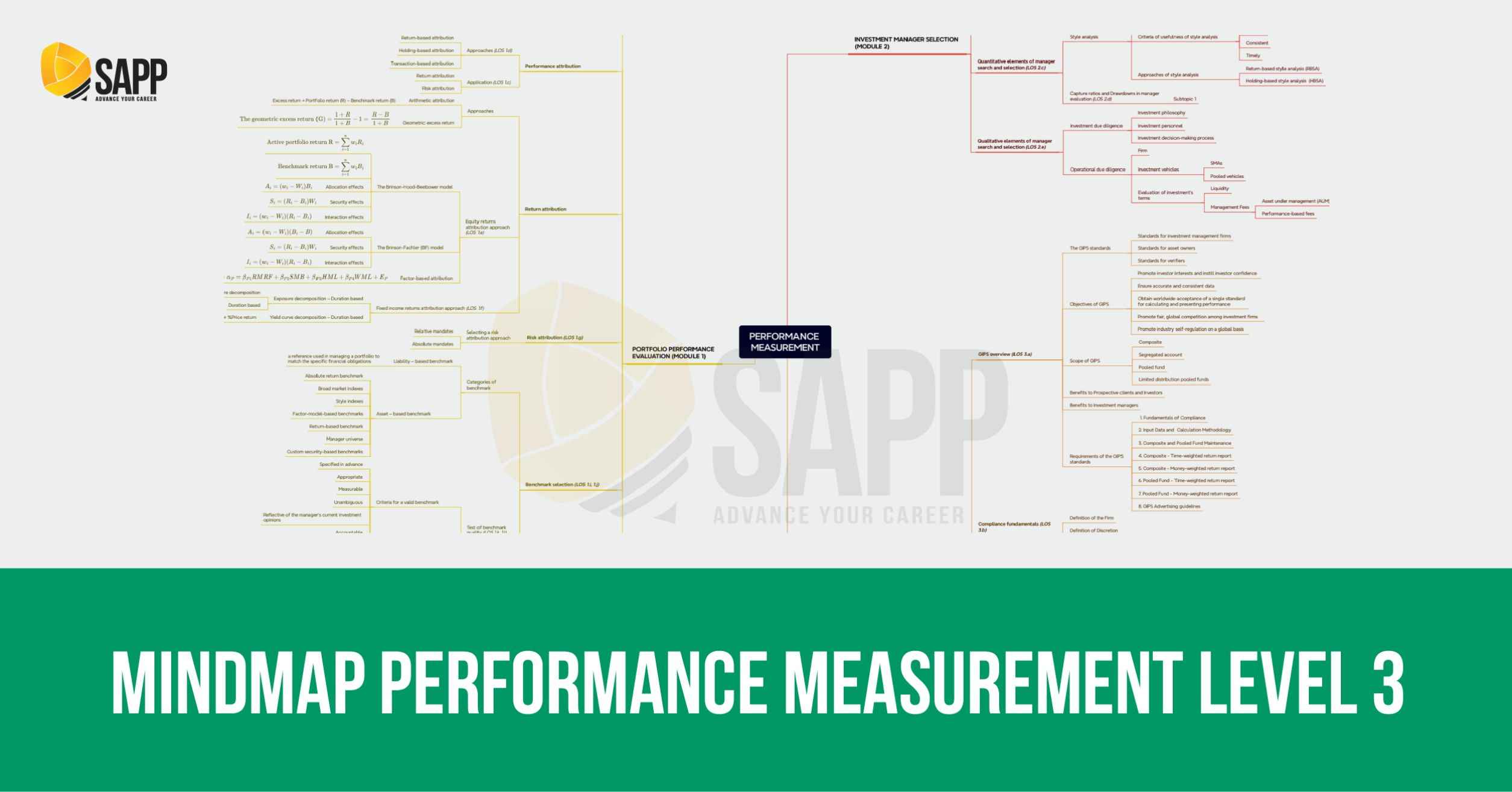 CFA Mindmap Performance Measurement Level 3