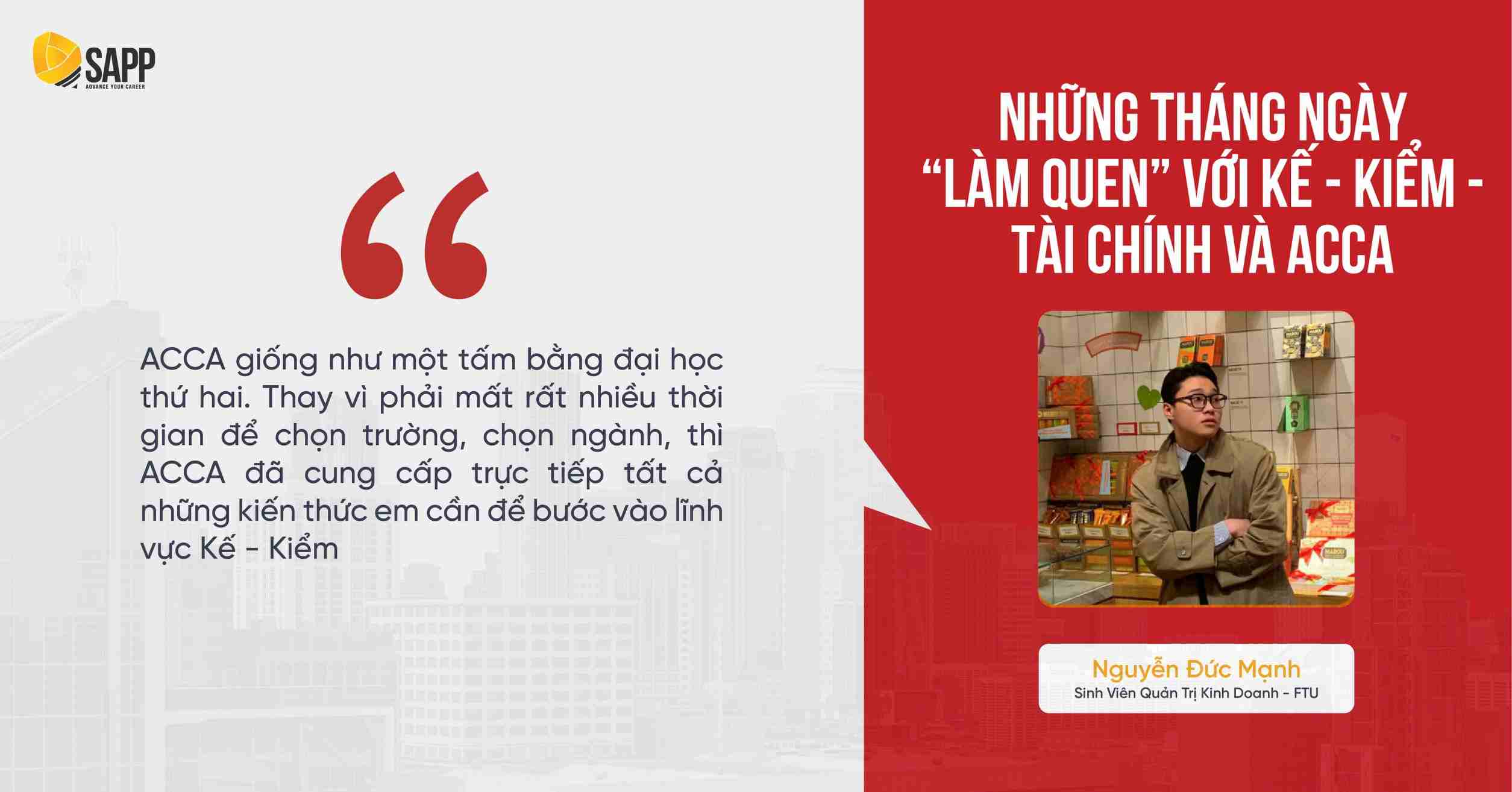 Feedback học viên Nguyễn Đức Mạnh tại SAPP 