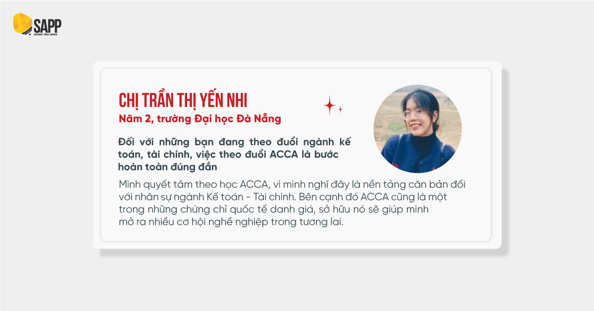 Feedback học viên ACCA Đà Nẵng - Yến Nhi 