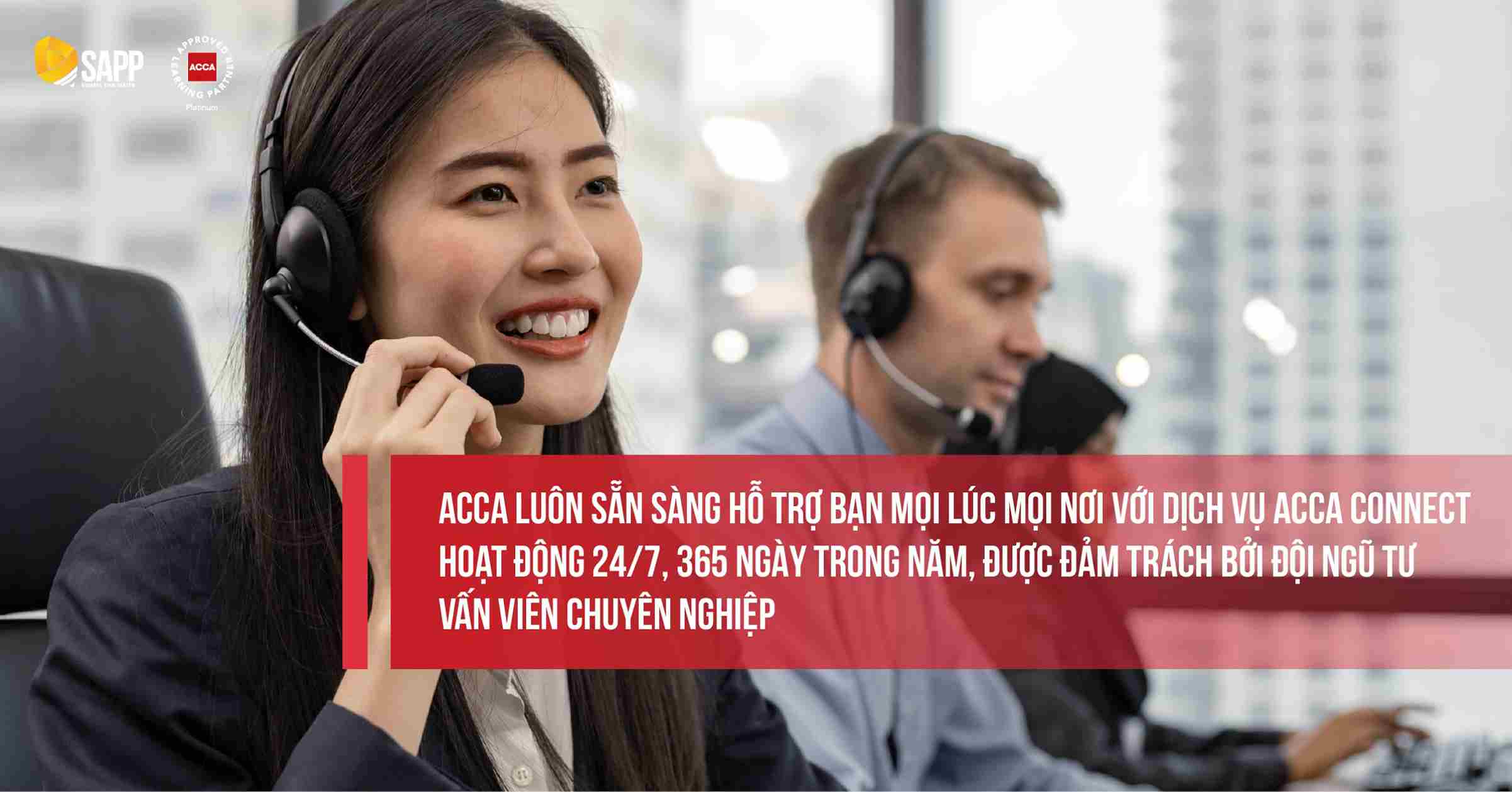 Dịch vụ ACCA Connect hoạt động 24/7 
