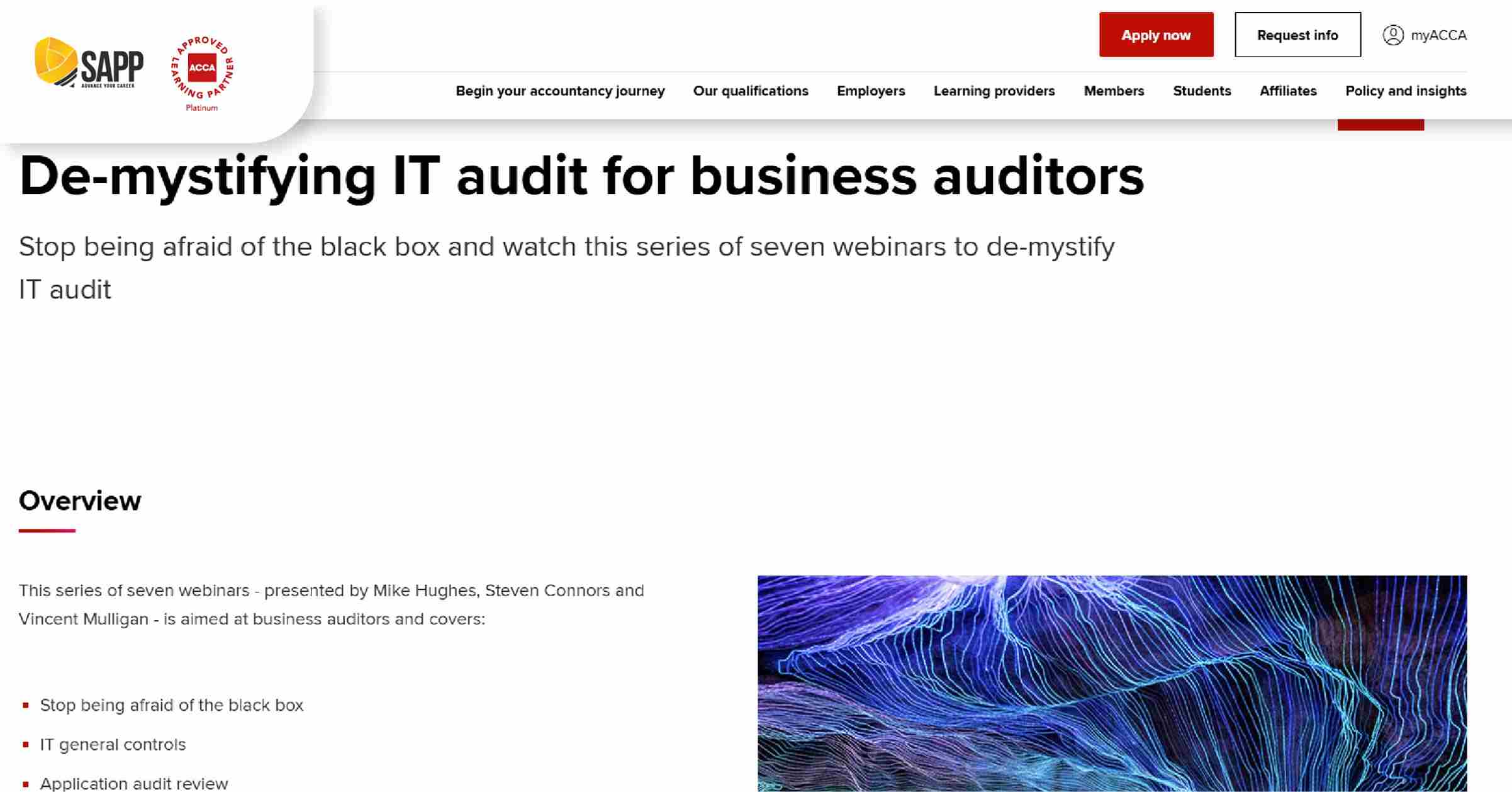 Hội thảo De-mystifying IT Audit dành riêng cho ACCA member 