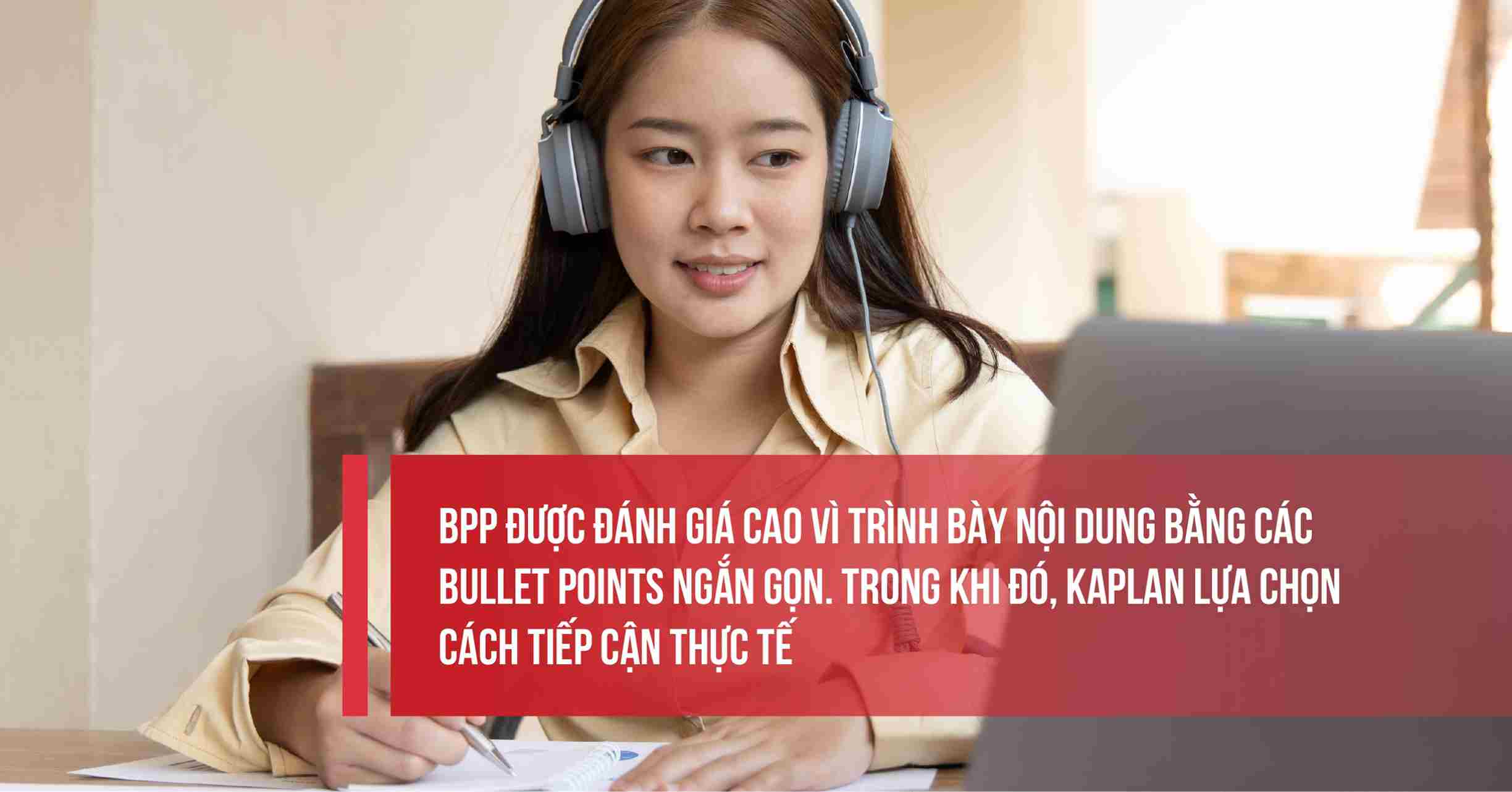 So sánh giáo trình ACCA BPP vs Kaplan