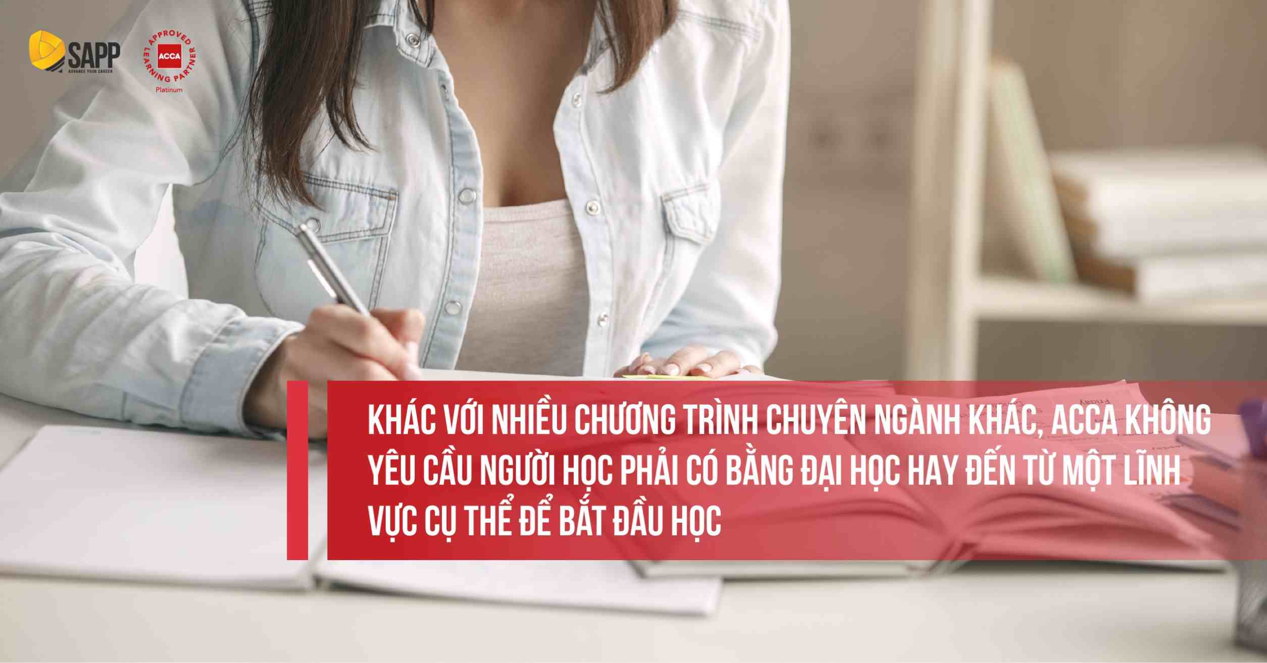 Chứng chỉ ACCA không có yêu cầu đầu vào quá phức tạp 