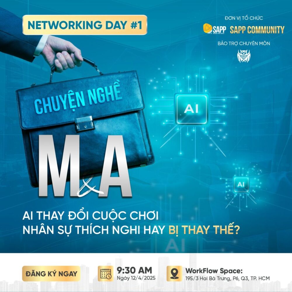 Sự kiện SAPP Networking #1 "Chuyện ngành M&A"