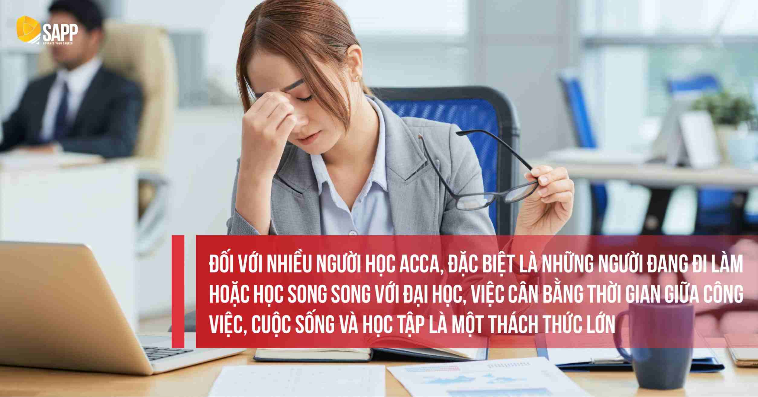 Người đi làm khó có thời gian cân bằng chương trình học ACCA 