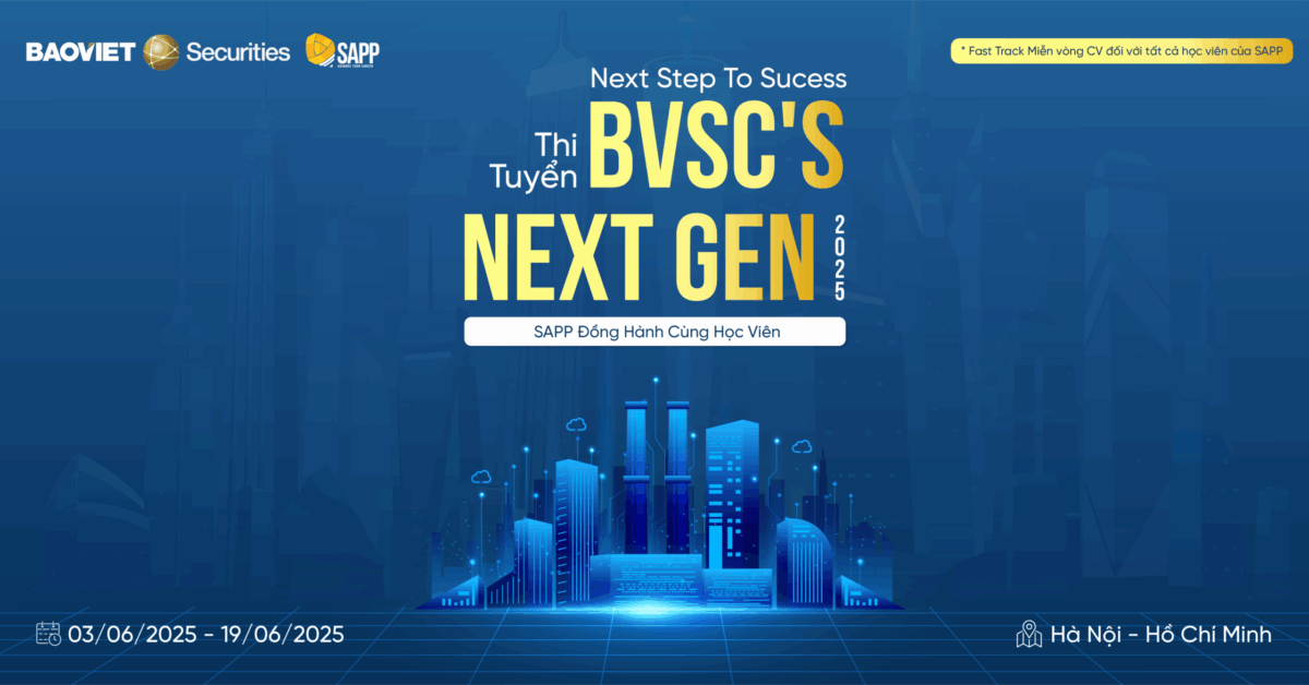 SAPP chính thức khởi động chiến dịch đồng hành ứng tuyển BVSC’S Next gen 2025