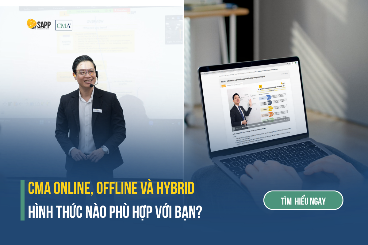 CMA Online, Offline và Hybrid Hình thức nào phù hợp với bạn?