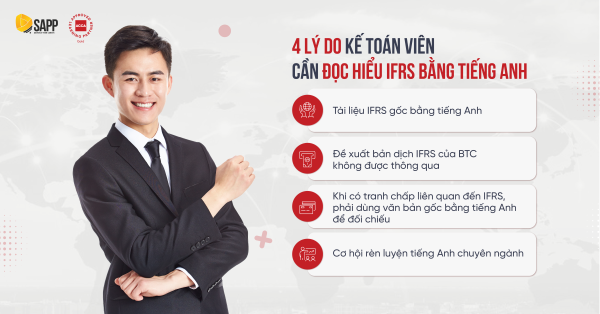 4 lý do kế toán viên cần đọc hiểu IFRS bằng tiếng Anh