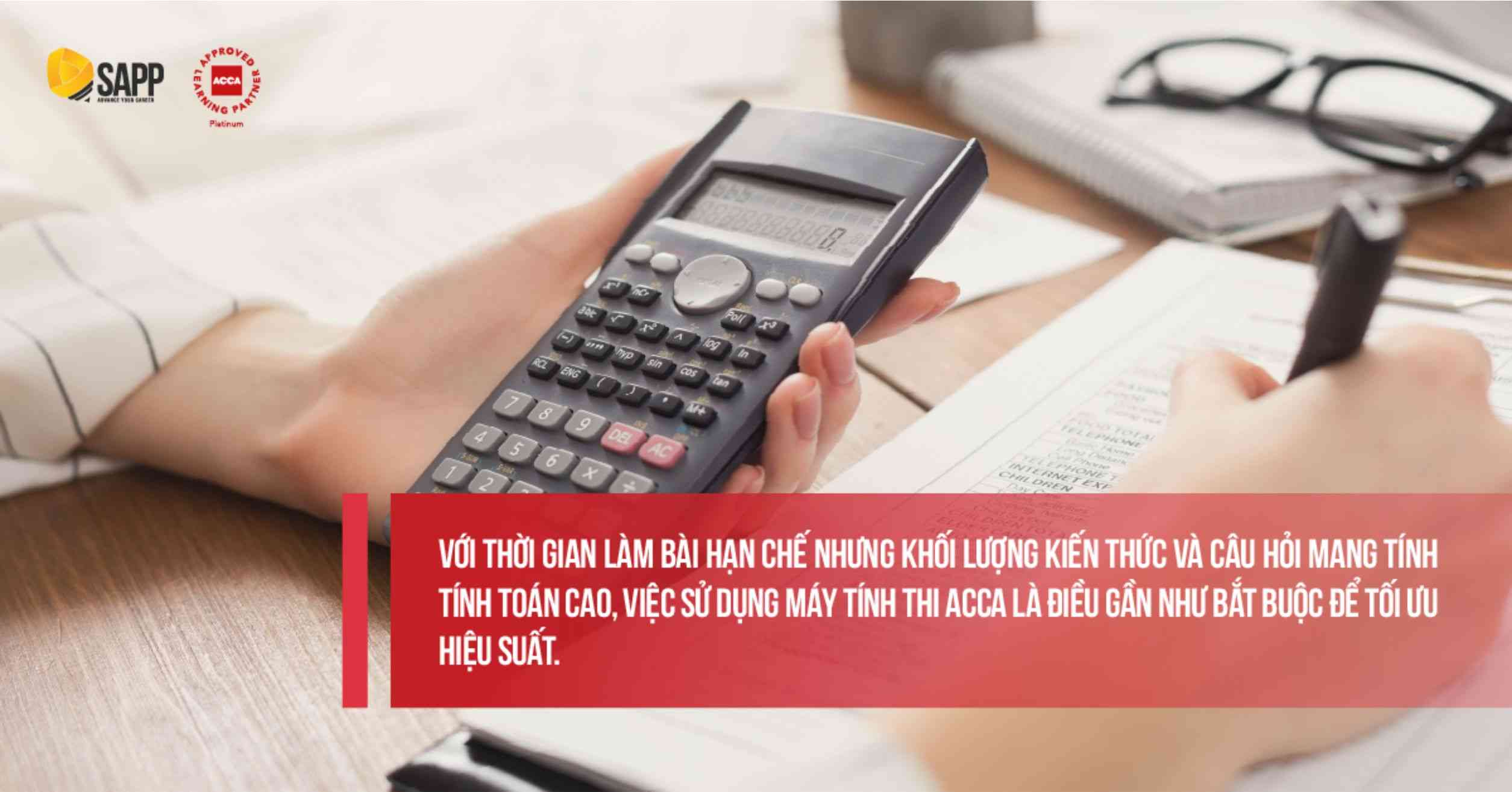 Bắt buộc cần có máy tính thi ACCA