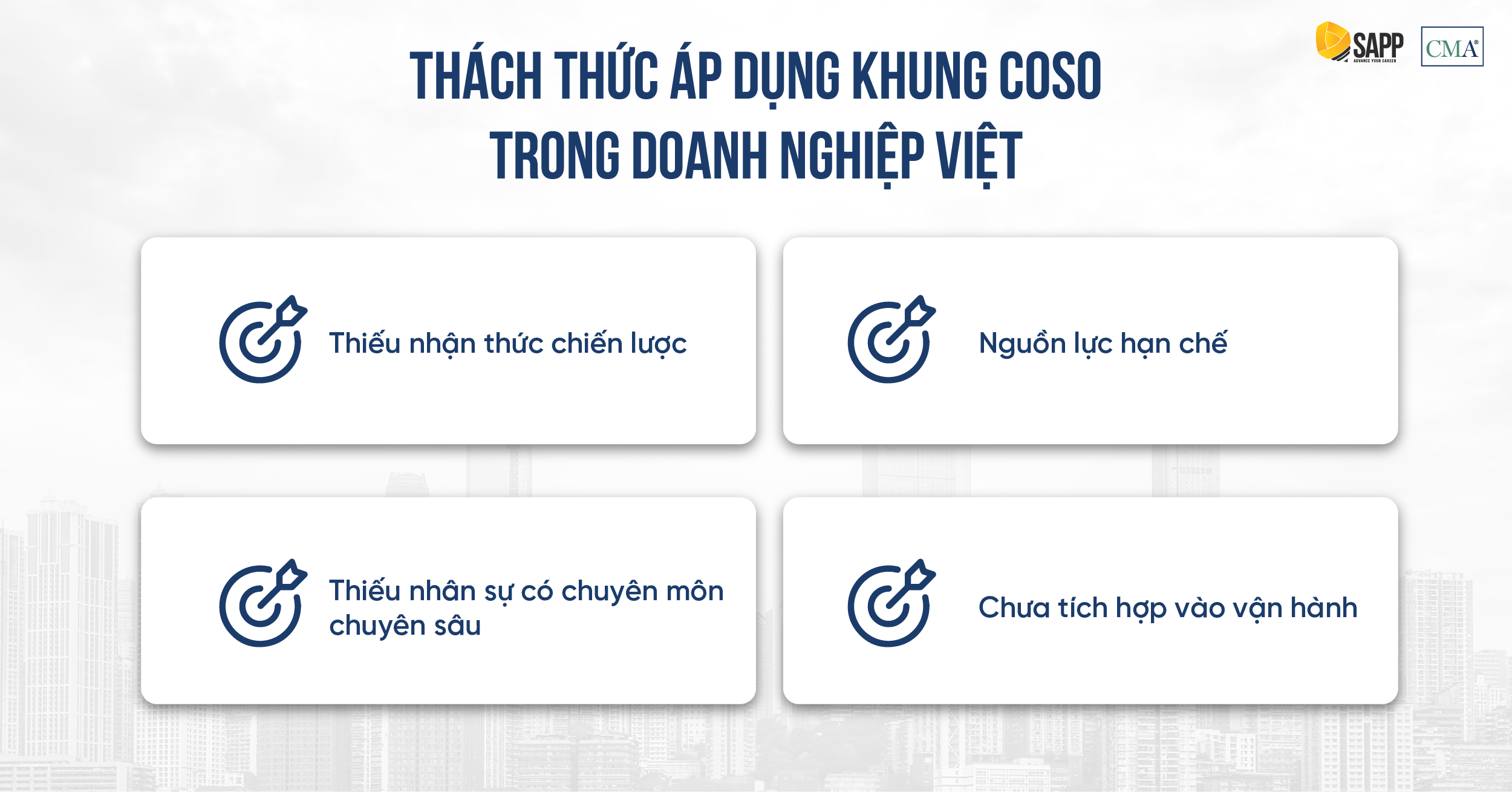 Thách thức khi áp dụng khung COSO trong doanh nghiệp Việt