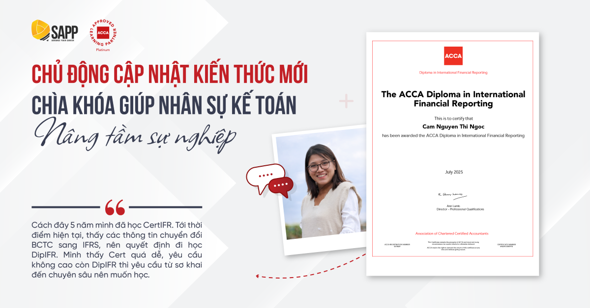 Kế toán trưởng chủ động cập nhật IFRS - Sẵn sàng cùng doanh nghiệp đón sóng FDI