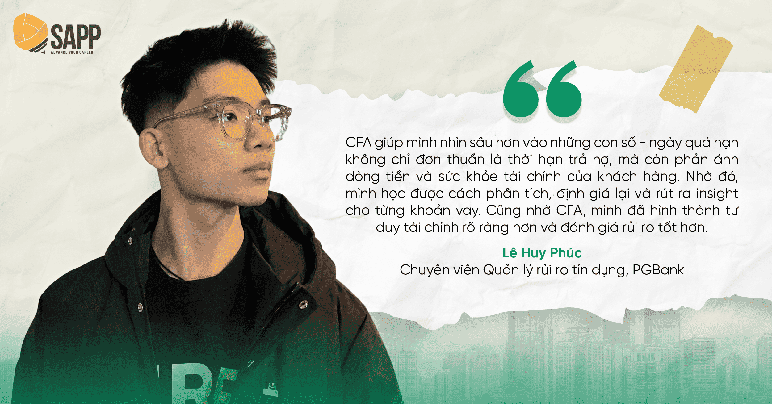 Học viên chia sẻ về áp dụng kiến thức CFA