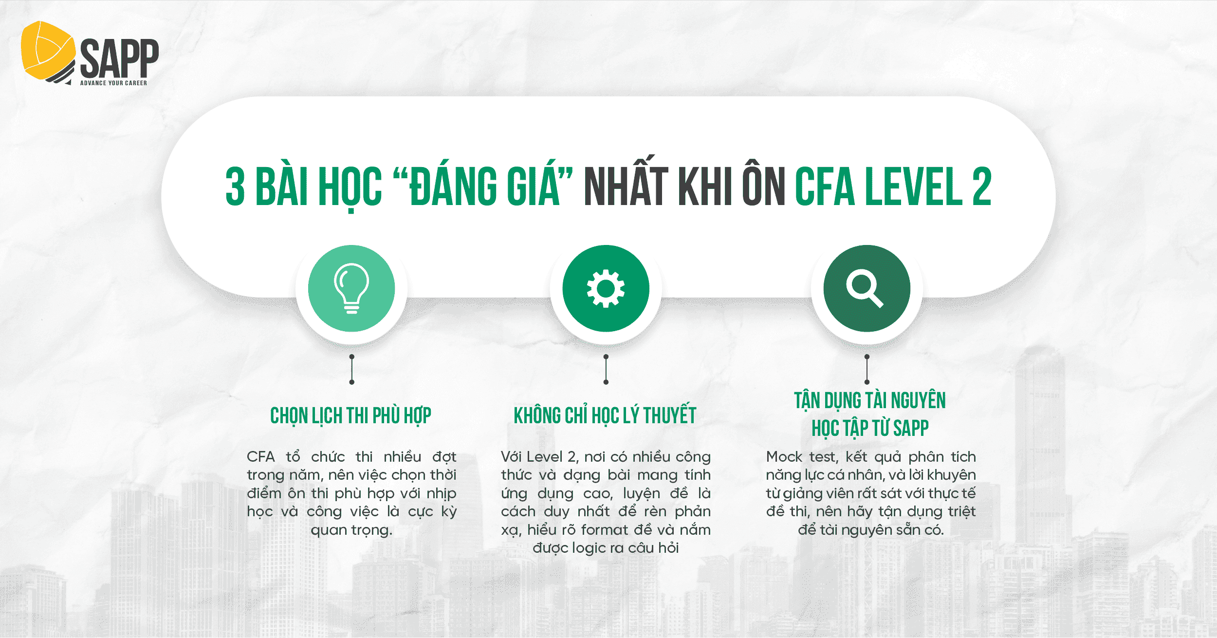 Tips học CFA Level 2 của Lê Huy Phúc