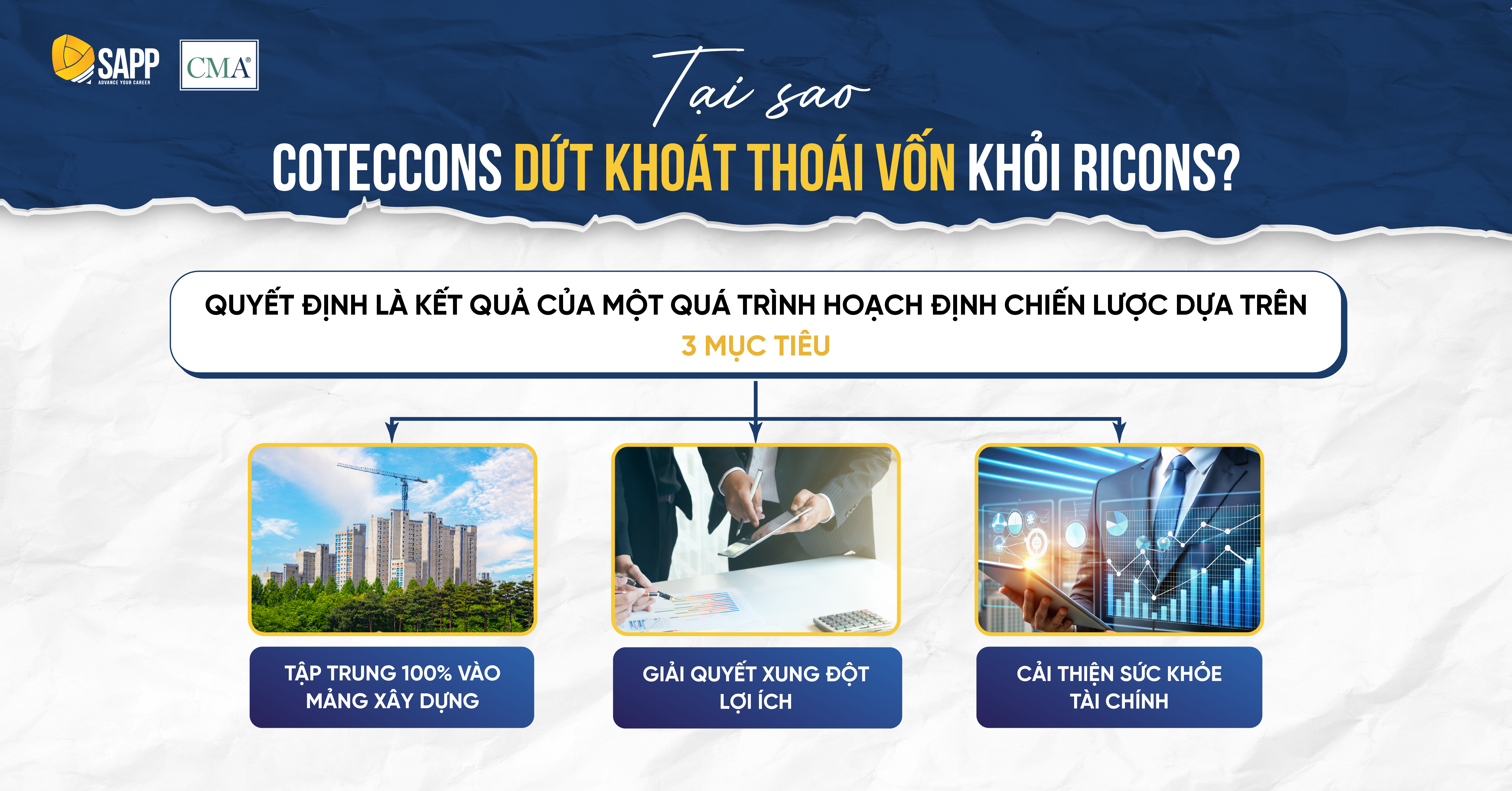 3 lý do Coteccons quyết định thoái vốn