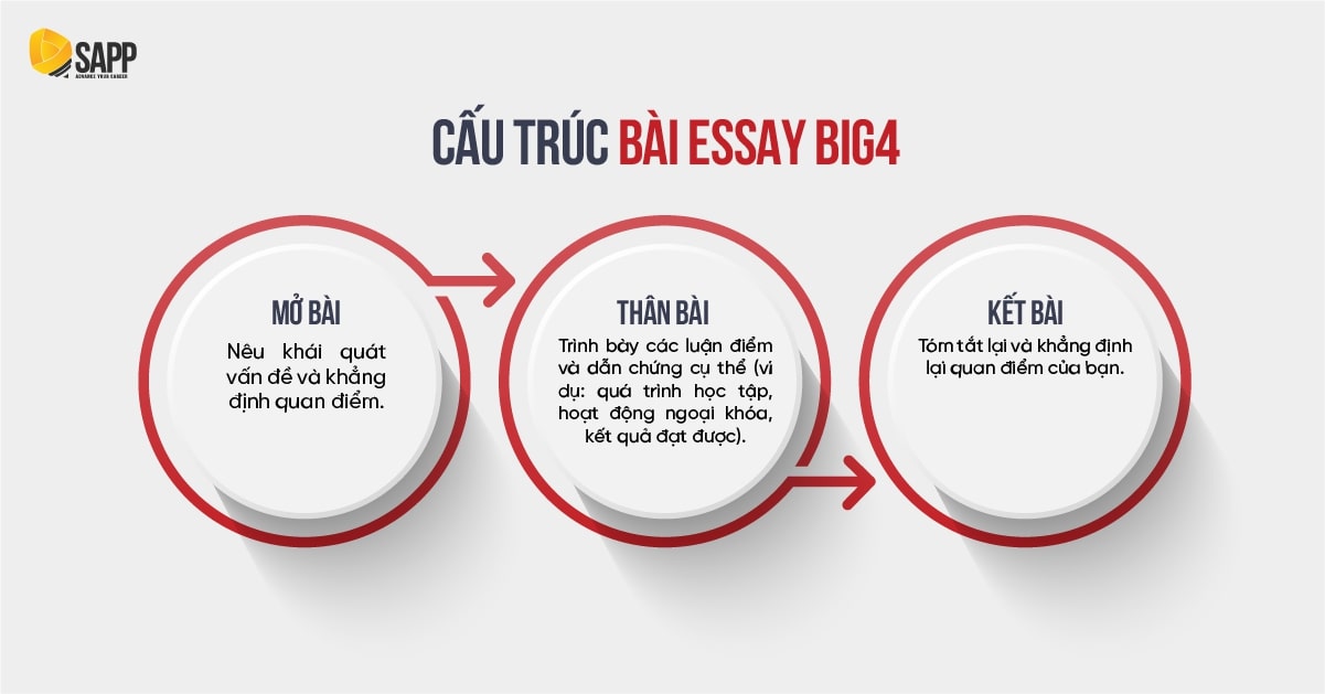 Cấu trúc Essay trong đề thi Big4 