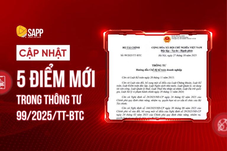 5 điểm mới trong Thông Tư 99/2025/TT-BTC