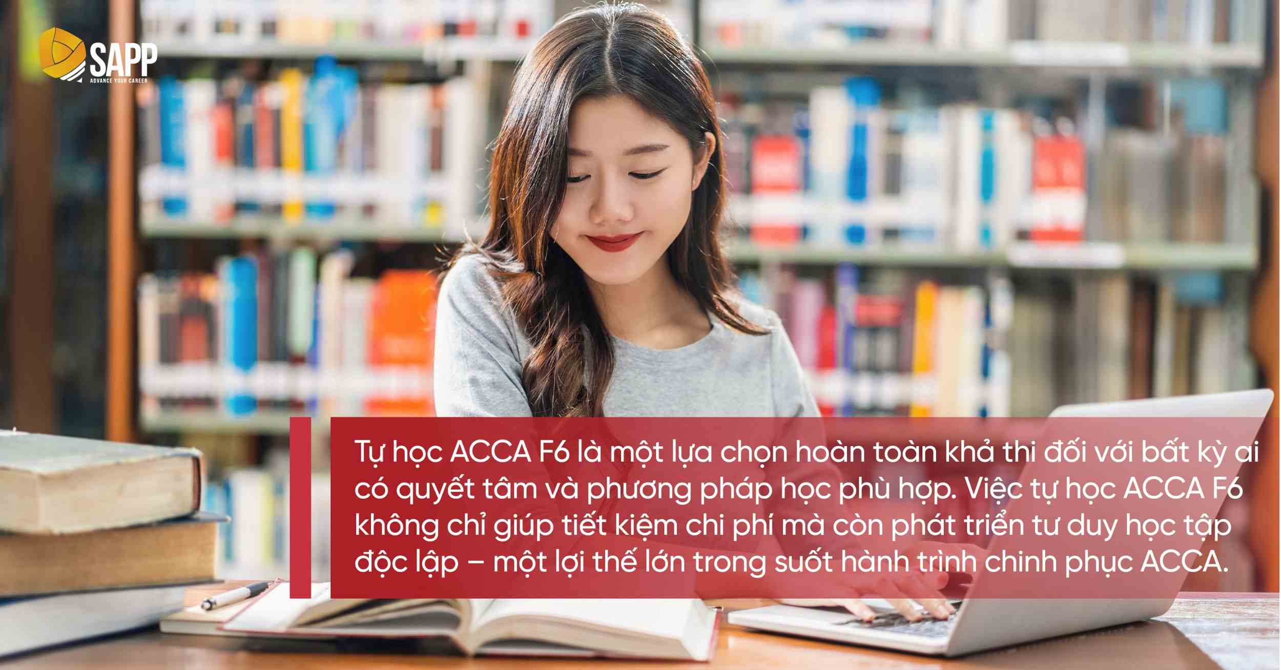 Có thể tự học ACCA F6 được không?