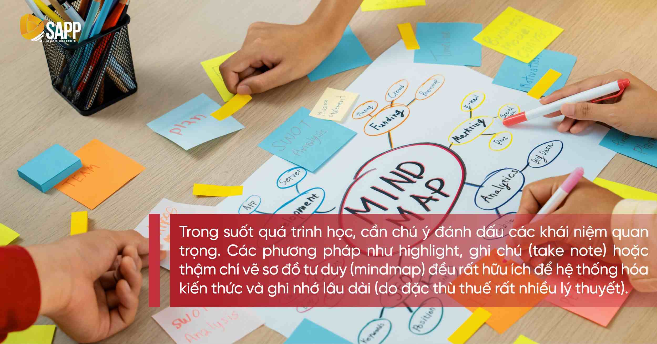 Hãy nhớ highlight lại các nội dung quan trọng khi tự học ACCA F6
