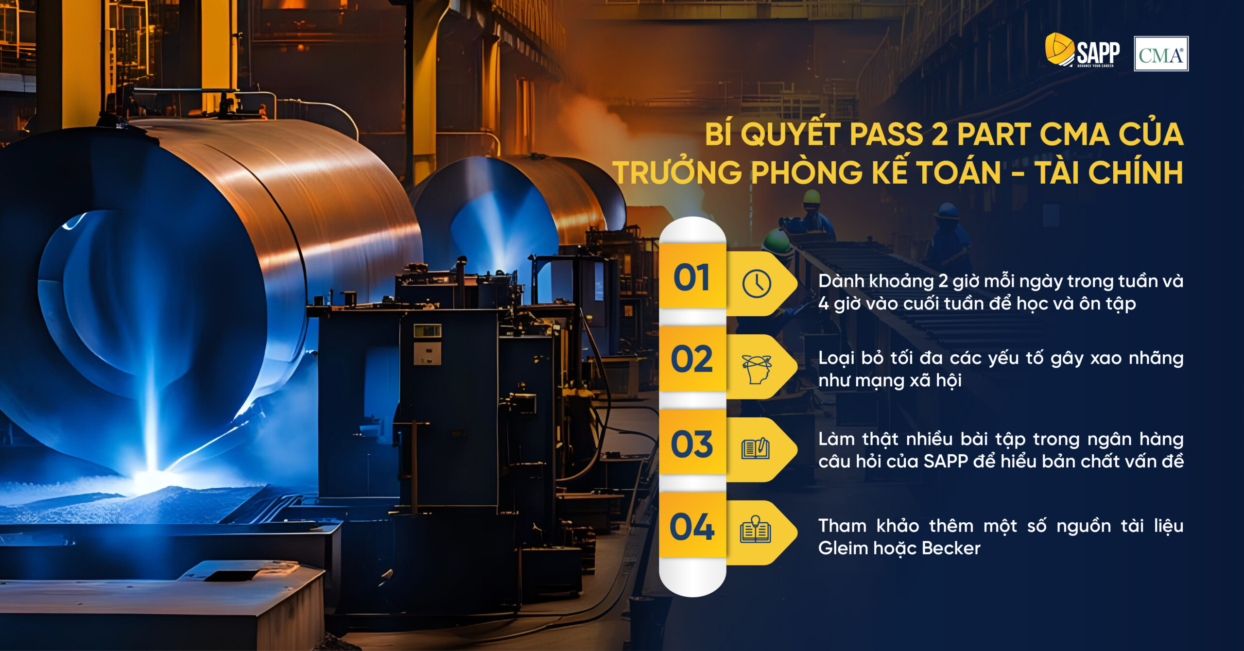 Bí quyết pass 2 Part CMA