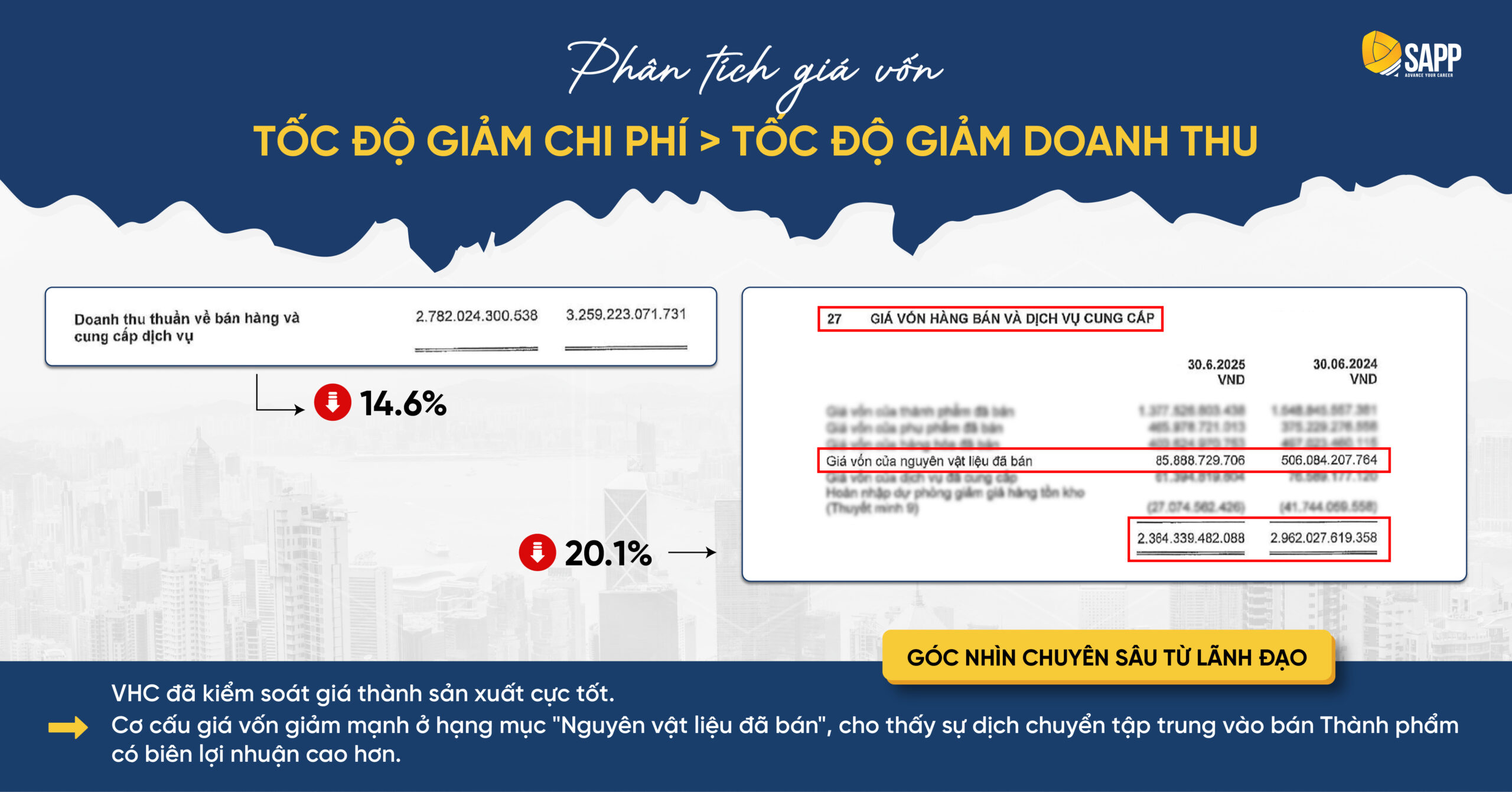 Phân Tích Cấu Trúc Chi Phí: Chiến Lược "Hy Sinh" Doanh Thu Để Bảo Vệ Biên Lợi Nhuận