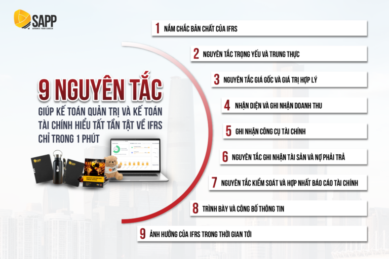 9 nguyên tắc giúp Kế toán quản trị và Kế toán tài chính hiểu IFRS
