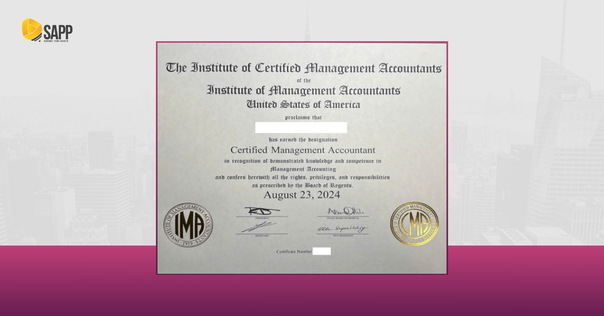 Chứng chỉ CMA dành cho CFO 