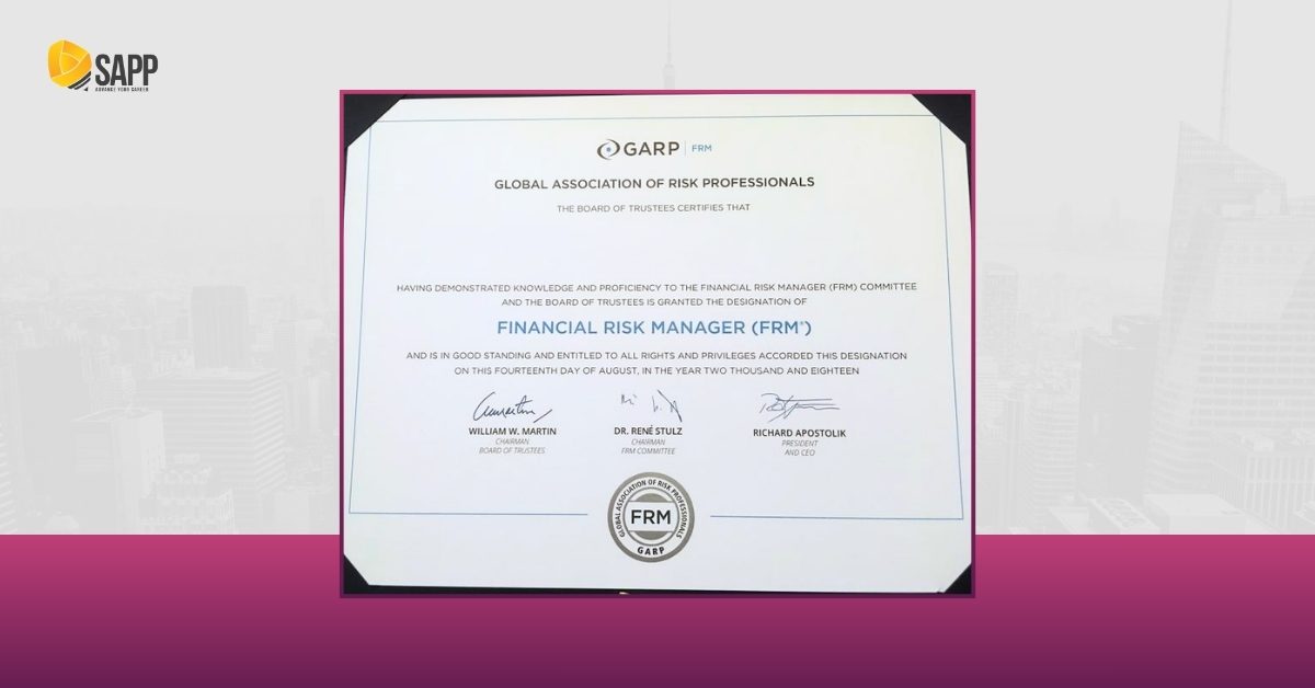 Chứng chỉ FRM dành cho CFO 