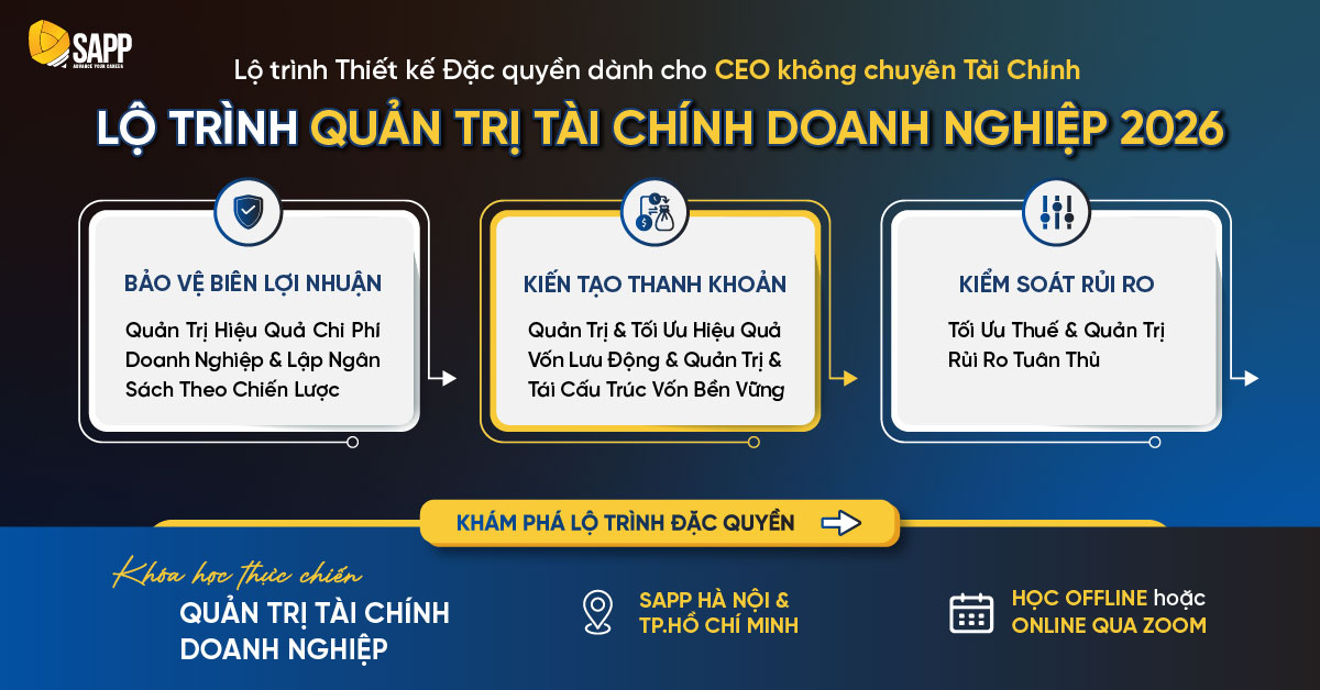 Lộ Trình Quản Trị Tài Chính Doanh Nghiệp 2026