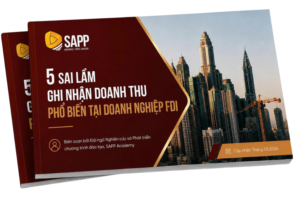 Mockup tài liệu Checklist IFRS 15 — SAPP Academy