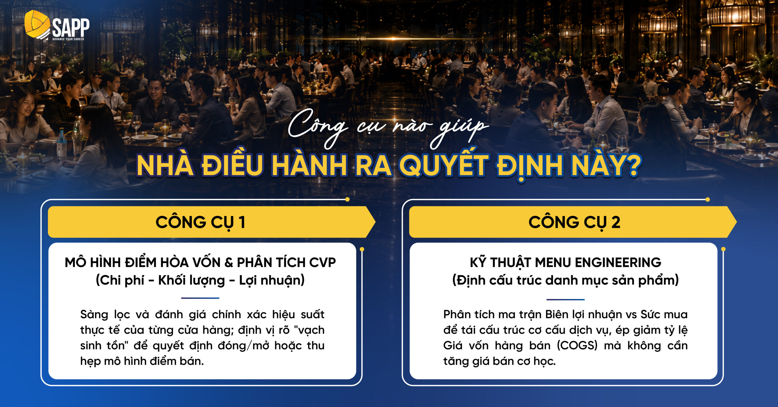 Công Cụ Nào Giúp Nhà Điều Hành Ra Quyết Định Này?