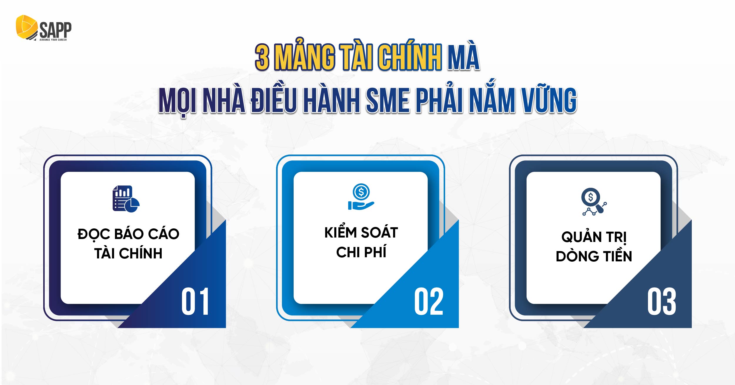 3 mảng tài chính mà mọi nhà điều hành SME phải nắm vững 3 mảng tài chính mà mọi nhà điều hành SME phải nắm vững
