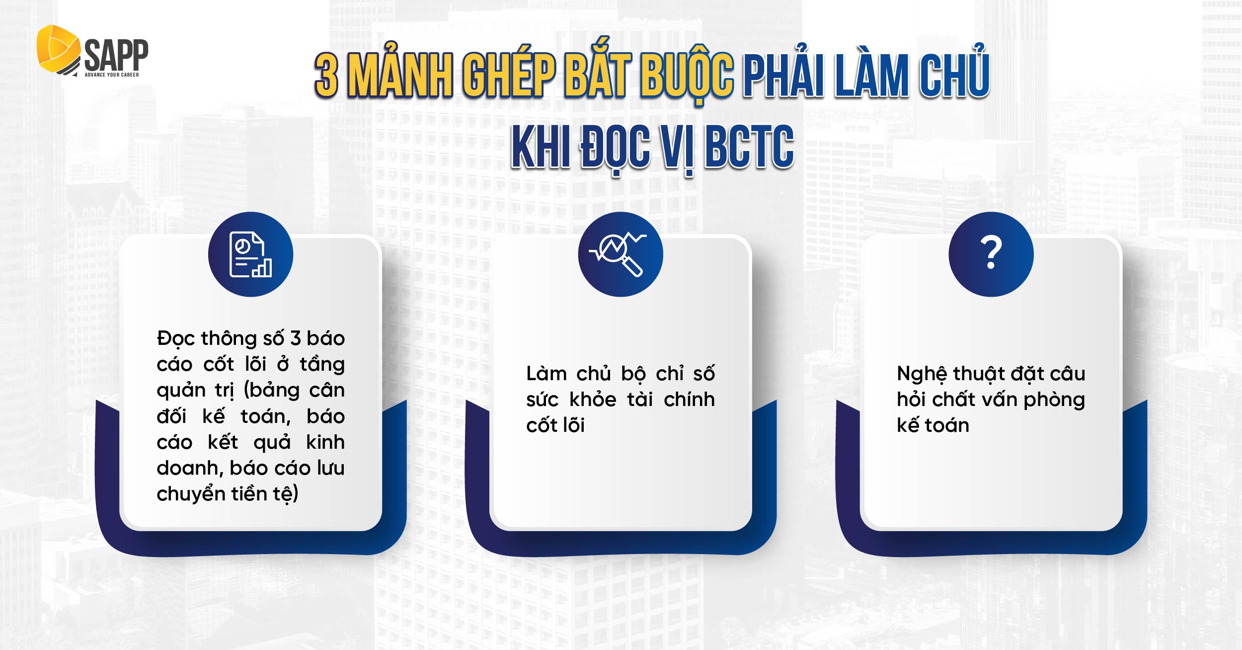3 mảnh ghép bắt buộc phải làm chủ khi đọc vị BCTC 3 mảnh ghép bắt buộc phải làm chủ khi đọc vị BCTC