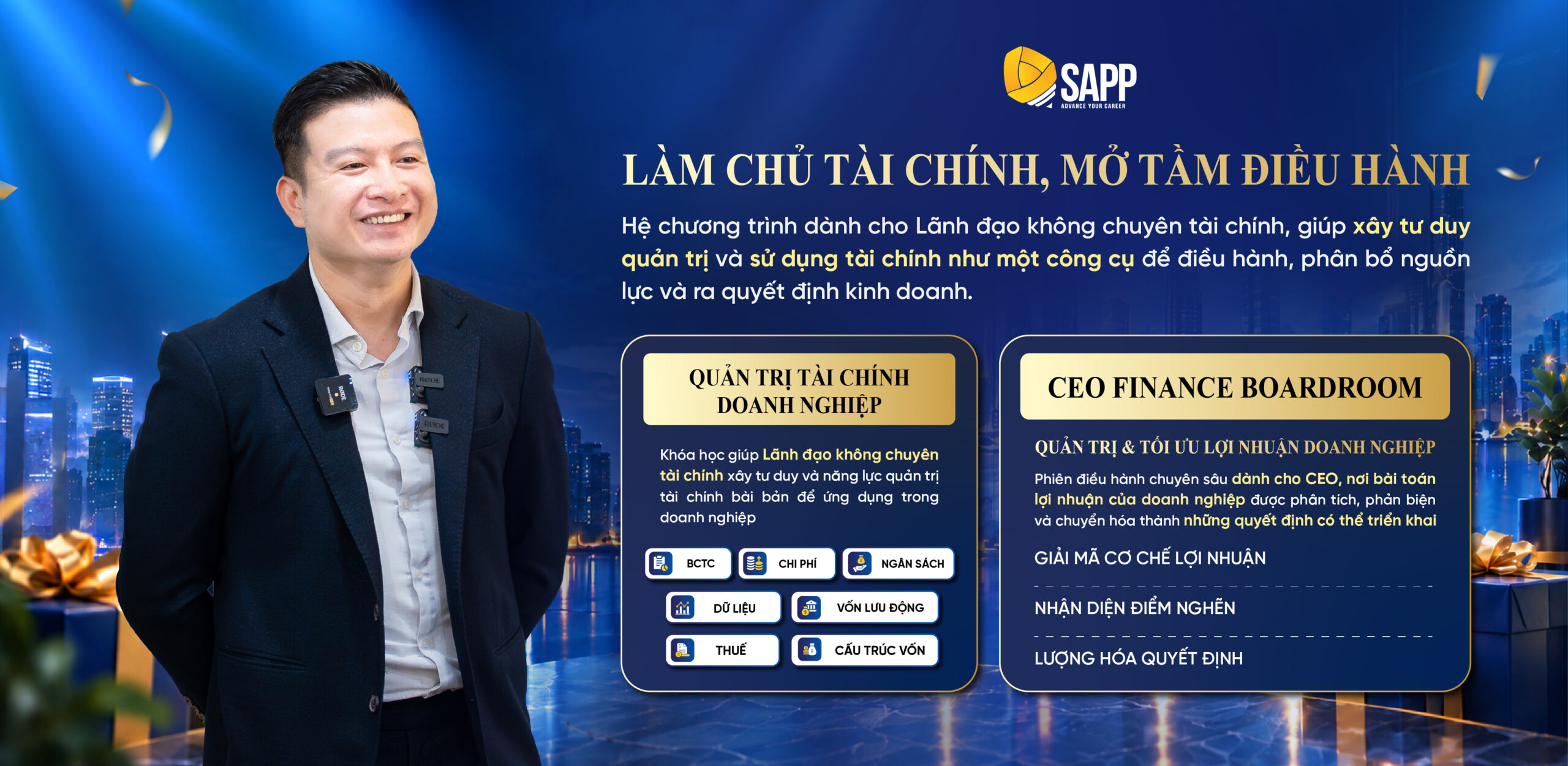 Khoá học Quản Trị Tài Chính Doanh Nghiệp dành cho Lãnh đạo