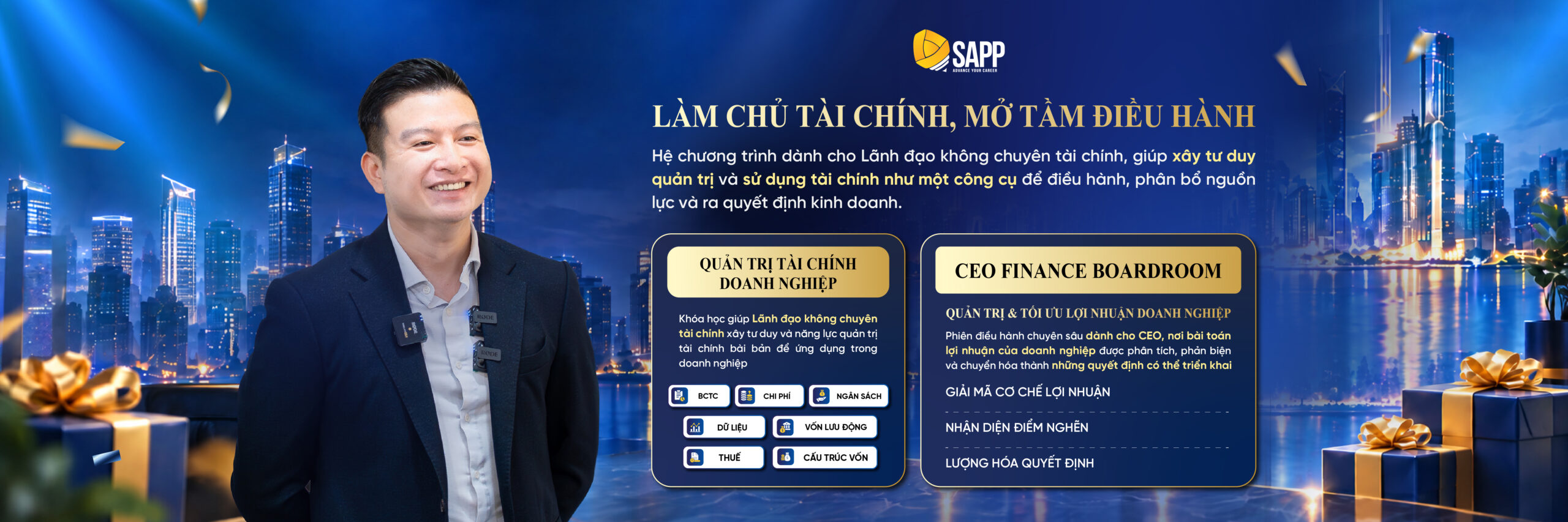 Khoá học Quản Trị Tài Chính Doanh Nghiệp dành cho Lãnh đạo