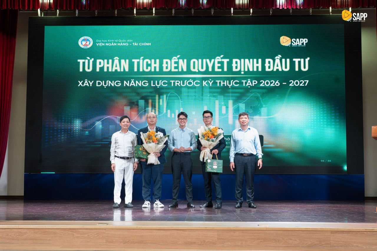 Ông Đỗ Tuấn Minh, Trưởng phòng QHĐT, SAPP Academy tham dự chương trình