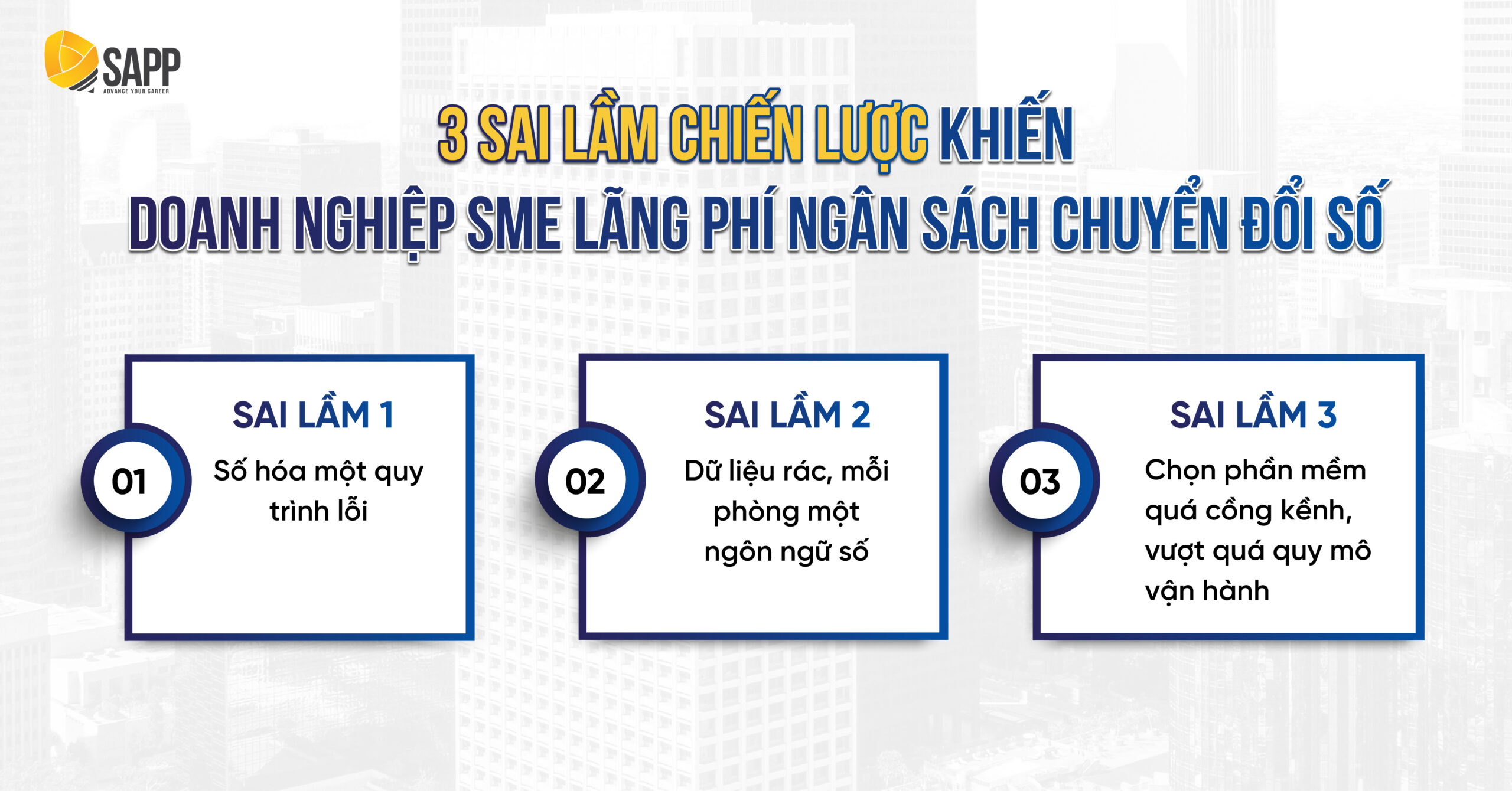3 sai lầm chiến lược khiến doanh nghiệp SME lãng phí ngân sách chuyển đổi số